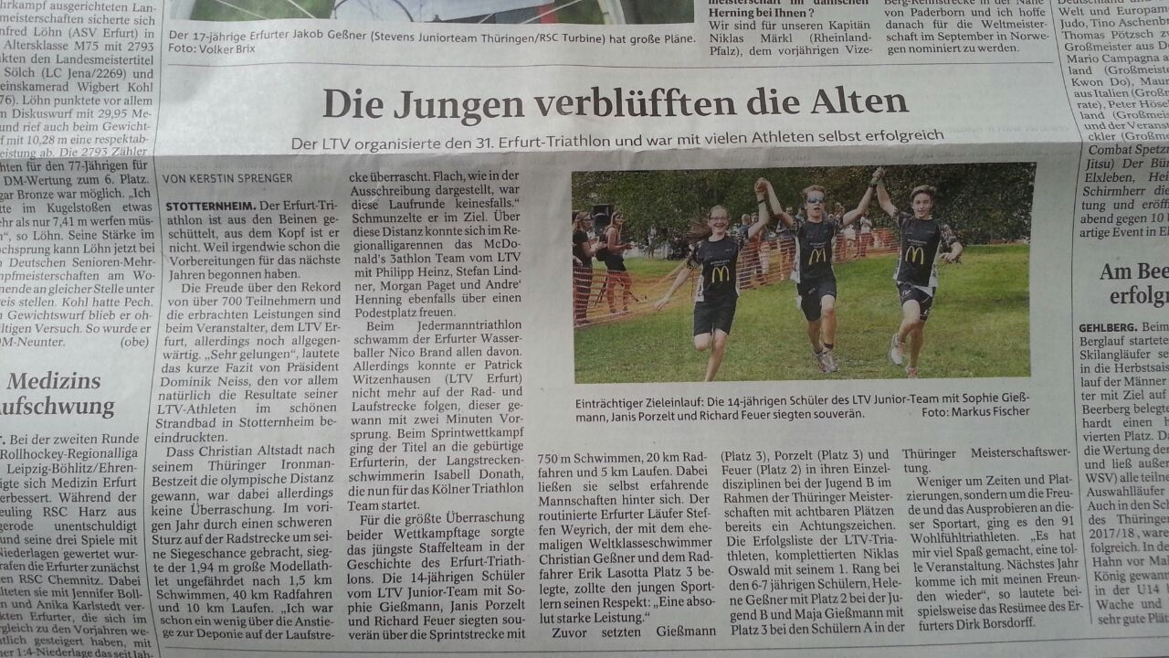 erschienen in der Thüringer Landeszeitung