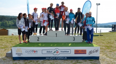 Die Ergebnisse von Samstag (Olympischen Distanz, Staffel und Regionalliga)